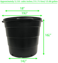 Load image into Gallery viewer, Viagrow Gallon Round Plastic Nursery Garden POTS