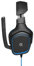 Load image into Gallery viewer, Logitech G430 7.1 DTS Headphone: X and Dolby Surround Sound Gaming Headset for PC, Playstation 4 – On-Cable Controls – Sports-Performance Ear Pads – Rotating Ear Cups – Light Weight Design, Blue/Black