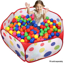 Load image into Gallery viewer, Click N&#39; Play Pack of 100 Phthalate Free BPA Free Crush Proof Plastic Ball, Pit Balls - 6 Bright Colors in Reusable and Durable Storage Mesh Bag with Zipper