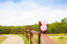Load image into Gallery viewer, ReTrak Retractable Animalz Tangle-Free, Volume Limiting (85 dB) Over Ear Headphones for Kids, Pink Bunny (ETAUDFBNY)
