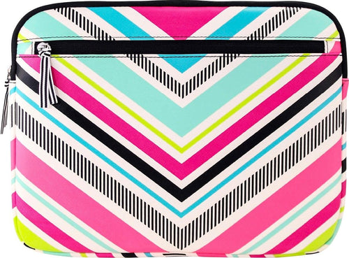 Carolina Pad - Sugarland Chevron Laptop Sleeve laptops with up to a 14