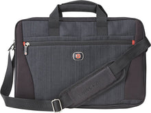 Load image into Gallery viewer, Swissgear Structure 16 Laptop Case Blue Heather/Black