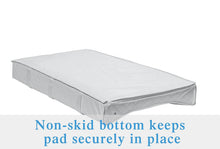 Load image into Gallery viewer, Safety 1st 3703096 Water Resistant Contour Baby Changing Pad with Non-Skid Bottom and Safety Strap, White