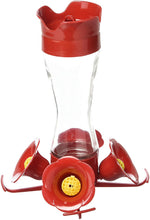 Load image into Gallery viewer, Perky Pet 203CPBN 8 Oz Clear Glass Hummingbird Feeder