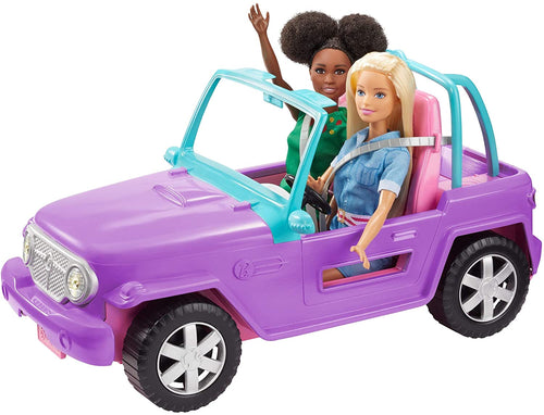 Barbie Off-Road Vehicle with Rolling Wheels
