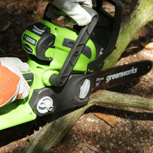 Load image into Gallery viewer, Greenworks 12-Inch 40V Cordless Chainsaw, 2.0 AH Battery Included 20262