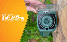Load image into Gallery viewer, Woods Outdoor Yard Stake with Photocell and Built-In Timer
