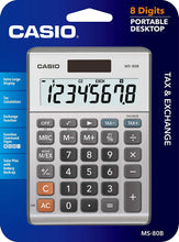 Load image into Gallery viewer, Casio MS-80B Standard Function Desktop Calculator,Black