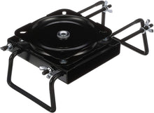 Load image into Gallery viewer, Attwood 15700-3 Seat Mount, Clamp-On With Swivel, Adjusts from 7 ½ inches to 18 inches, Black, Powder-Coated Aluminum
