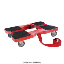 Load image into Gallery viewer, SNAP-LOC Dolly RED (USA!) with 1,500 lb. Capacity, Steel Frame, Strap Option, 4 inch casters