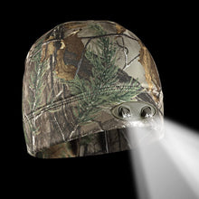Load image into Gallery viewer, POWERCAP LED Beanie Cap 35/55 Ultra-Bright Hands Free LED Lighted Battery Powered Headlamp Hat - Compression Fleece