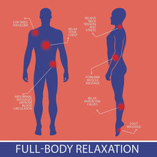 Load image into Gallery viewer, Cordless Percussion Handheld Back Massager - Heated Deep Tissue Body Massage for Muscle Pain Relief - Portable &amp; Rechargeable