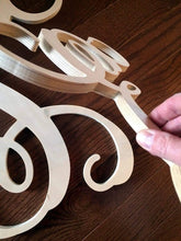 Load image into Gallery viewer, UNFINISHEDWOODCO Single Vine Monogram