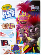 Load image into Gallery viewer, Crayola Wonder Trolls 2 Pages, Mess Free Coloring, Gift for Kids, Age 3, 4, 5, 6
