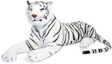 Load image into Gallery viewer, Melissa &amp; Doug White Tiger Giant Stuffed Animal