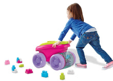 Load image into Gallery viewer, Mega Bloks Block Scooping Wagon Building Set Pink