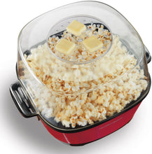 Load image into Gallery viewer, Hamilton Beach Electric Hot Oil Popcorn Popper, Healthy Snack Maker, 24 Cups, Red (73302)