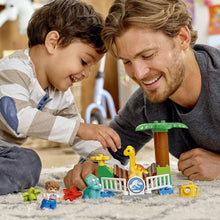 Load image into Gallery viewer, LEGO DUPLO Jurassic World Gentle Giants Petting Zoo 10879 Building Kit (24 Pieces)