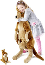 Load image into Gallery viewer, Melissa &amp; Doug Giant Kangaroo and Baby Joey
