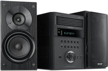 Load image into Gallery viewer, Sharp XL-BH250 Sharp 5-Disc Micro Shelf Executive Speaker System with Bluetooth, USB Port for MP3 Playback, AM/FM, Audio in for Digital Players