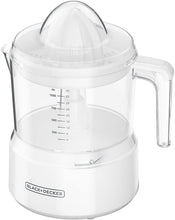 Load image into Gallery viewer, BLACK+DECKER CJ650W Citrus Juicer with 32 oz Plastic Jar, White