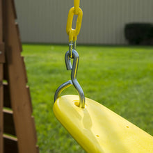 Load image into Gallery viewer, Swing-N-Slide WS 5104 Two Extreme Duty Yellow Swing Seats with a Heavy Duty Ring/Trapeze Combo Swing Swing Set Refresher Bundle, Yellow