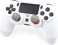 Load image into Gallery viewer, KontrolFreek Call of Duty: Black Ops 4 Grav Slam for PlayStation 4 (PS4) Controller | Performance Thumbsticks | 1 High-Rise Convex, 1 Mid-Rise Convex | Gray/Orange