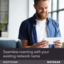 Load image into Gallery viewer, NETGEAR WiFi Mesh Range Extender Coverage up to 2500 sq.ft. and 50 Devices with Tri-Band Wireless Signal Booster &amp; Repeater (up to 3000Mbps Speed), Plus Mesh Smart Roaming