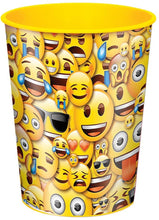 Load image into Gallery viewer, 16oz Smile Emoji Plastic Cups, 12ct