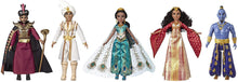Load image into Gallery viewer, Disney Aladdin Agrabah Collection, 5 Fashion Dolls with Accessories Inspired by Disney&#39;s Live-Action Movie, Genie, Aladdin, Princess Jasmine, Dalia, Jafar