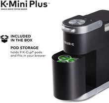 Load image into Gallery viewer, Keurig K-Mini Plus Coffee Maker, Single Serve K-Cup Pod Coffee Brewer, Comes With 6 to 12 oz. Brew Size, K-Cup Pod Storage, and Travel Mug Friendly