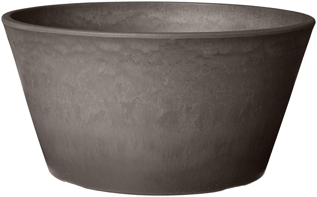 Arcadia PSW TD25DC Sleek Bulb Pan, 10 by 5-Inch, Dark Charcoal