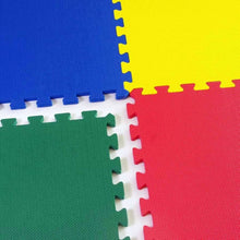 Load image into Gallery viewer, Greatmats Playmats Interlocking Foam Puzzle Floor Tile 2x2 Ft x .5 Inch for Children Toddler Infant Kids Playroom Soft Flooring, 4 Colors Mix, 16 Pack