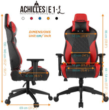 Load image into Gallery viewer, GAMDIAS Multi-Color RGB Gaming Chair High Back Adjusting Headrest and Lumbar