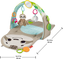 Load image into Gallery viewer, Fisher-Price Ready to Hang Sensory Sloth Gym, Infant Activity Mat With Toys For Tummy Time and Play
