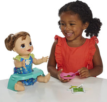 Load image into Gallery viewer, Baby Alive Happy Hungry Baby Brown Straight Hair Doll