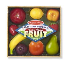 Load image into Gallery viewer, Melissa &amp; Doug Playtime Produce Fruits Play Food Set With Crate (9 pcs)