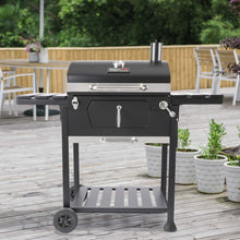 Load image into Gallery viewer, Royal Gourmet CD1824E 24-inch Charcoal BBQ Grill Outdoor Picnic Patio Cooking Backyard Party