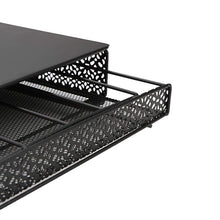 Load image into Gallery viewer, Mind Reader MTRAY-BLK Capacity K-Cup Coffee Pod Storage Organizer Drawer Metal Mesh, Black