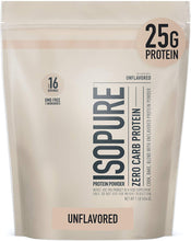 Load image into Gallery viewer, Isopure Zero Carb Unflavored 25g Protein