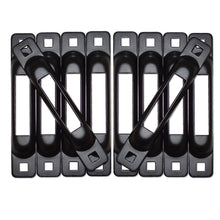 Load image into Gallery viewer, Black SNAPLOC 10 Pack E-Track Singles Strap Anchors