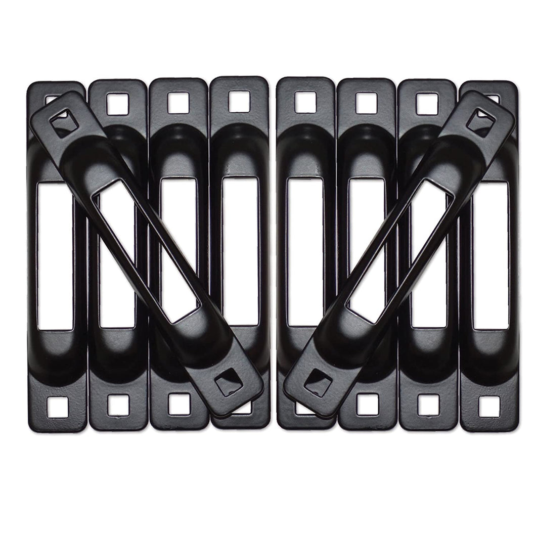 Black SNAPLOC 10 Pack E-Track Singles Strap Anchors