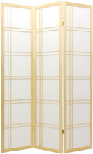 Load image into Gallery viewer, Double Cross Room Divider in Black Number of Panels: 6