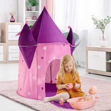 Load image into Gallery viewer, Alvantor Kids Princess Crystal Castle, Pop Play Tents Indoor Outdoor Great Game and Toy Gift for Children Fun, 35”x35”x51”