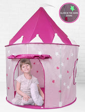 Load image into Gallery viewer, Click N&#39; Play Pink Princess Castle Play Tent Glow in The Dark Stars with Carrying Case