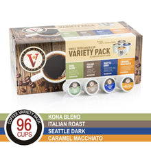 Load image into Gallery viewer, Flavored Coffee Variety Pack for K-Cup, Keurig 2.0 Brewers, 96 Count Victor Allen’s Coffee Single Serve Coffee Pods