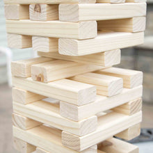 Load image into Gallery viewer, Hey! Play! Nontraditional Giant Wooden Blocks Tower Stacking Game