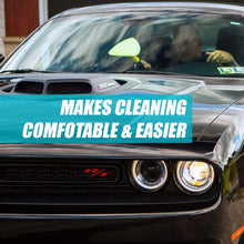 Load image into Gallery viewer, Invisible Glass 95160 2-Piece Reach and Clean Tool is The Perfect Window and Windshield Wand Glass Cleaning Tool for Those Hard-to-Reach Places in Your Car and Home Washable Reversible and Extendable