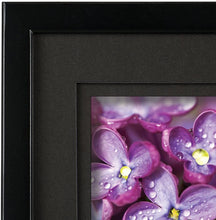 Load image into Gallery viewer, Gallery Solutions 11x14 Black Wood Wall Frame with Double Black Mat for 8x10 Image