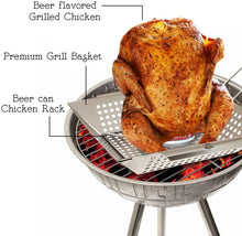 Load image into Gallery viewer, Yukon Glory Stainless Steel pan with Chrome Rack